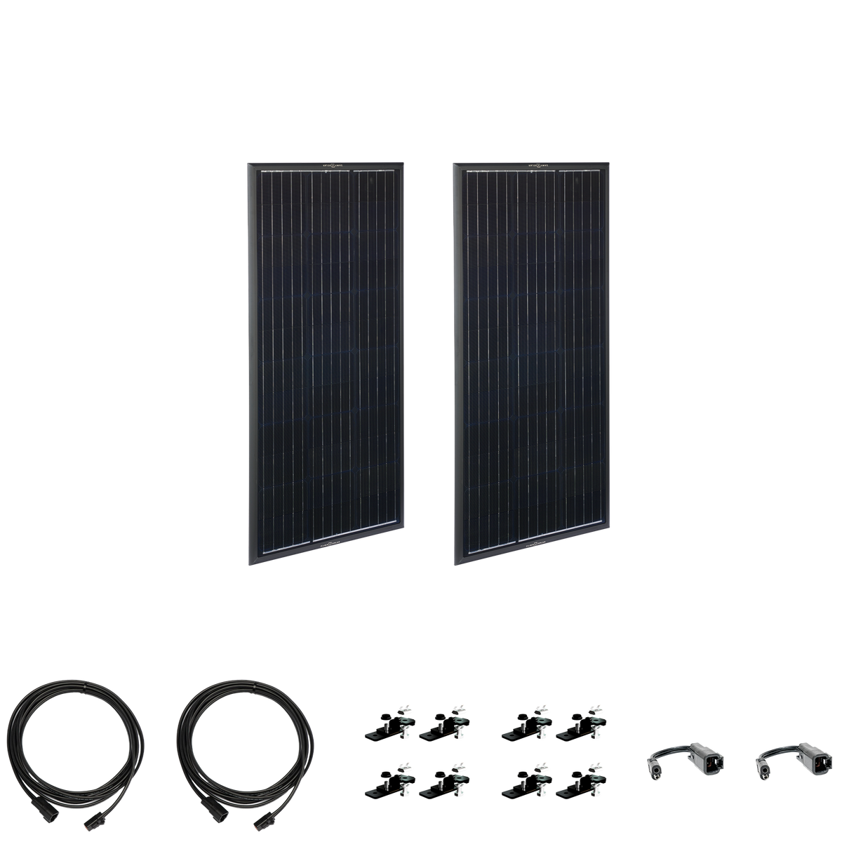 OBSIDIAN Series 200 Watt Solar Panel Kit (2x100)